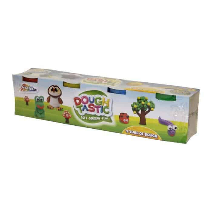 4 Pack DoughTastic Dough GREAT STOCKING FILLER PLAY DOH TUBS