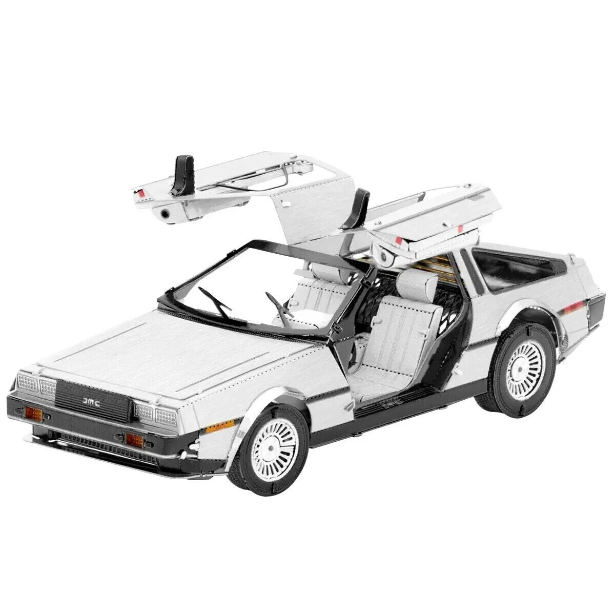 Delorean 3D Self Assembly Metal Model DIY Kit Back To The Future Car PUZZLE DOC