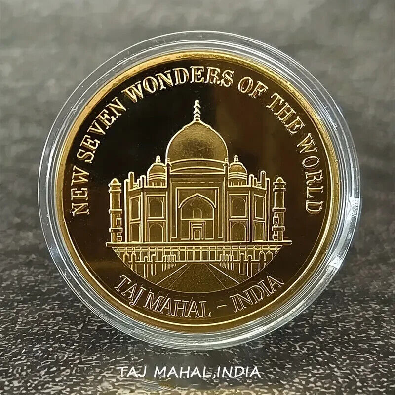 Seven Wonders Of The World Commemorative Coin Collectible Gift Him Her UK