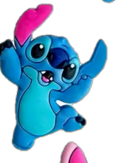 XLARGE Disney Lilo & Stitch Croc Shoe Charms Cartoon Movie lot Blue Kid Adult