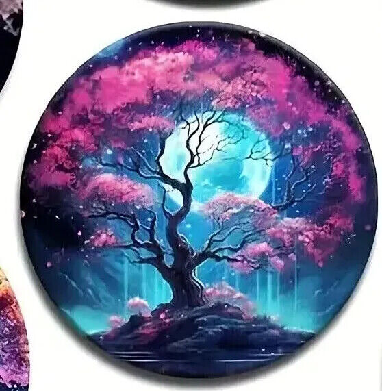 MYSTICAL WILLOW TREE COASTER Coffee Tea Drink COCKTAILS VIVID SCENE