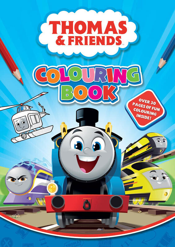 Thomas The Tank Engine & Friends Kids 32 Page Colouring Book Activity Craft Pad