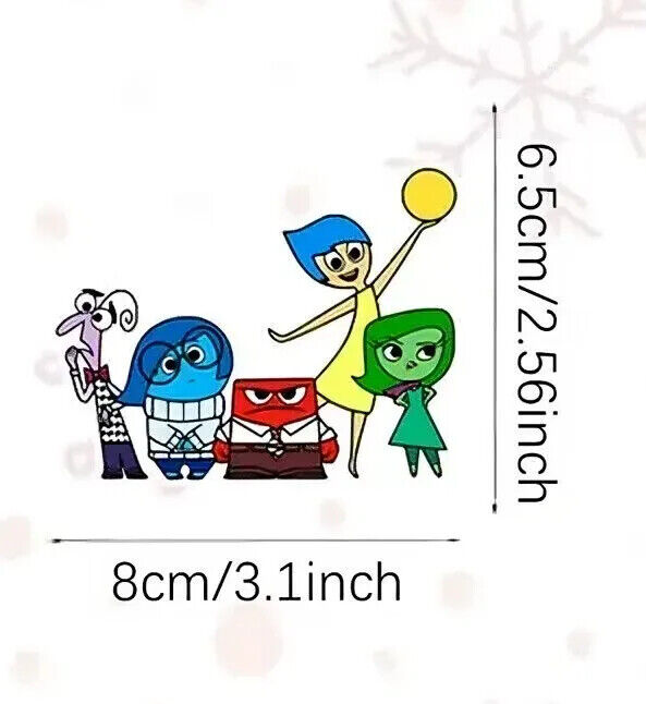 DISNEY PIXAR INSIDE OUT 2 Tree Pendant Decoration XMAS KIDS CARTOON SAD JOY