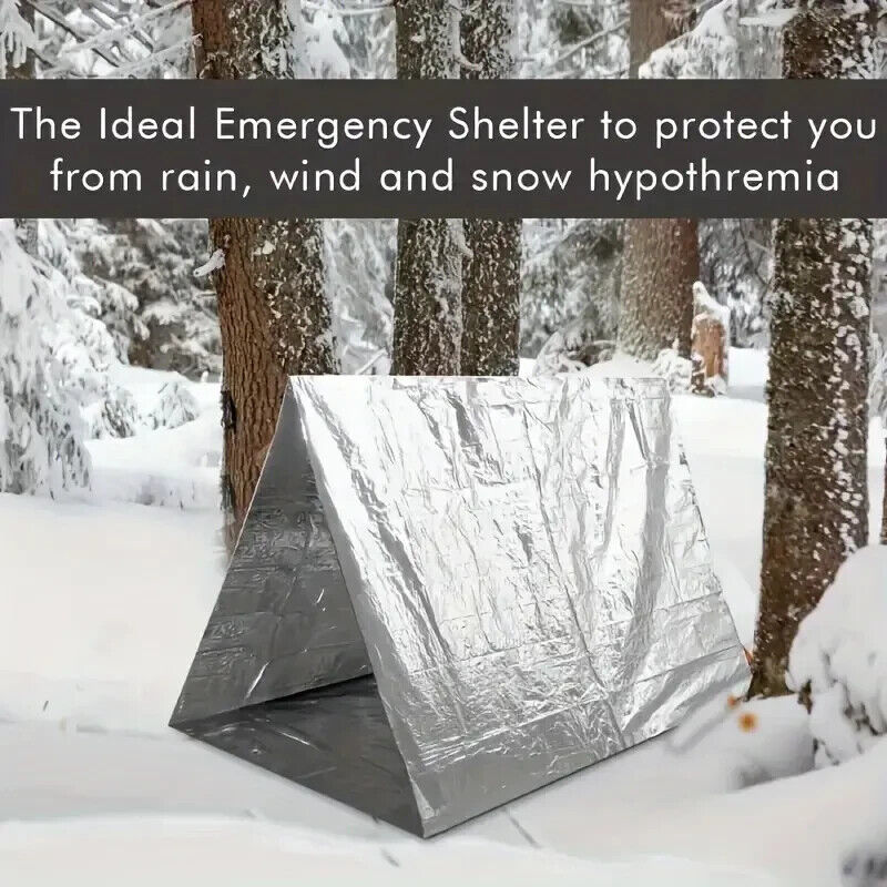 Emergency Space Survival Thermal Foil Blanket Evacuation Sports Shock Sensory