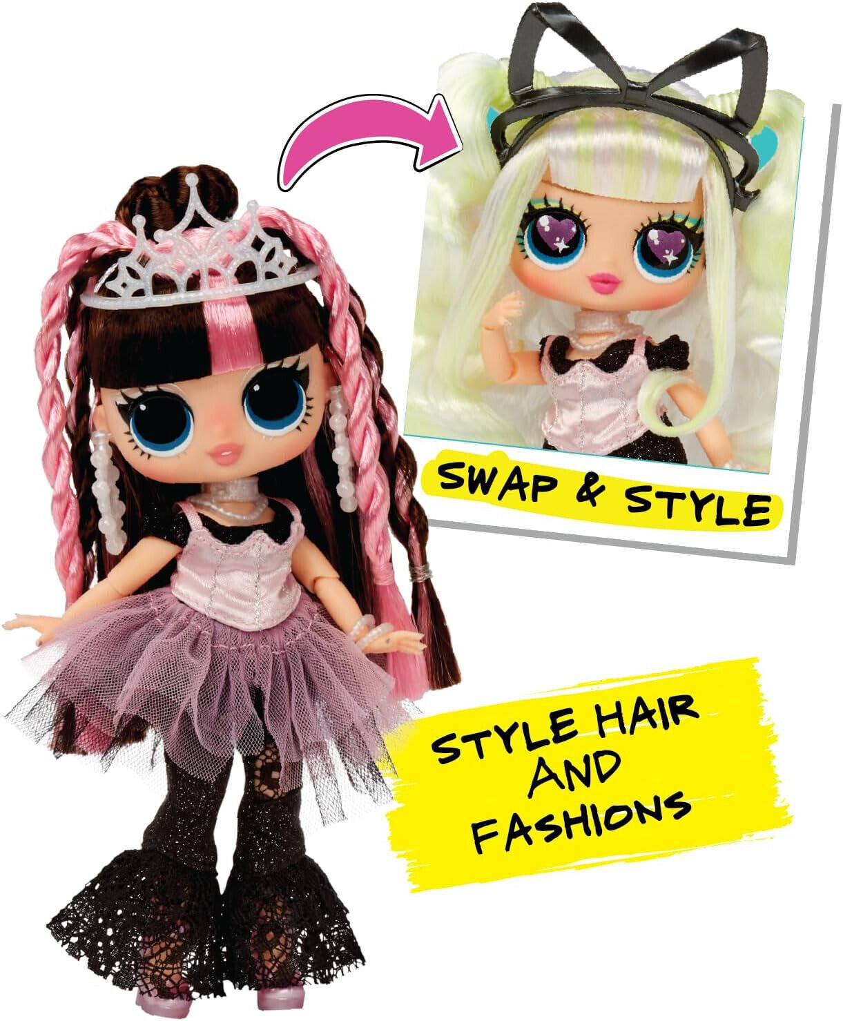 LOL Surprise! Tweens Surprise Swap Bronze-2-Blonde Billie fasion doll l.o.l