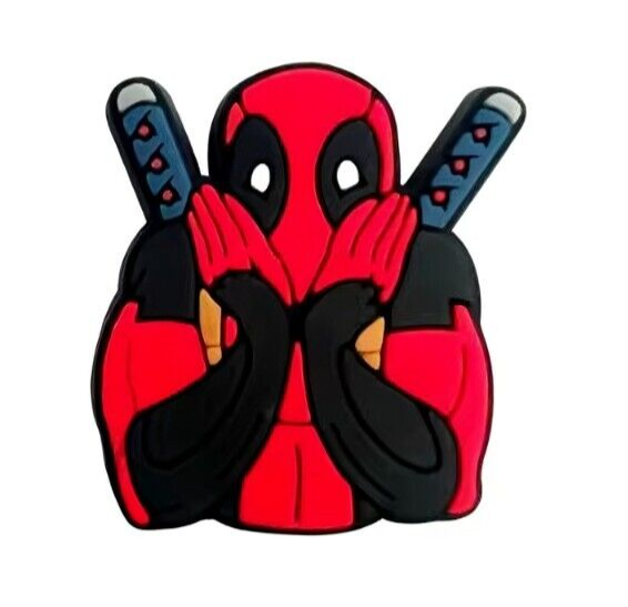 Deadpool Shoe Charms for Crocs DIY Shoe Decorations UK MOVIE MARVEL