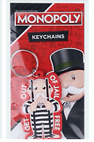 MONOPOLY - Official Game Keyring 2D Rubber Keychain CHOOSE YOURS OR GET THEM ALL