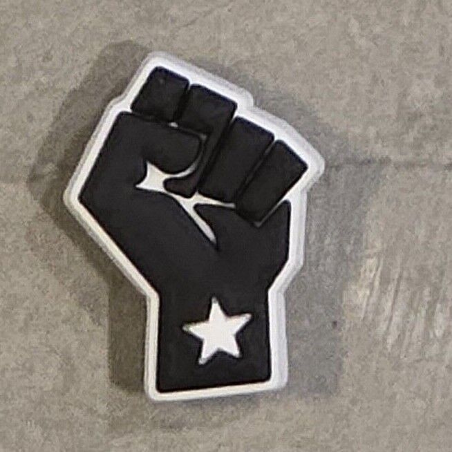 BLM Pride Black Lives Matter Jibbitz Croc Charms BLACK LIVES MATTER AFRO