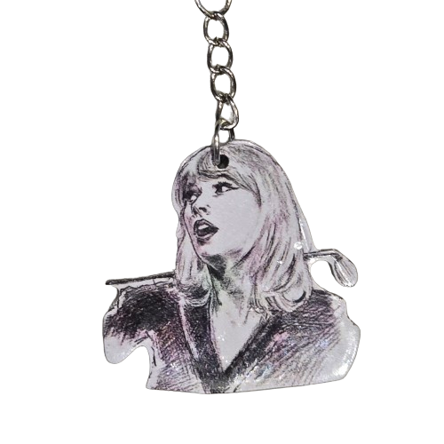 Taylor Swift Keyring Swiftie Key Chain Taylour Merch Gifts Keyring Fans DRESS