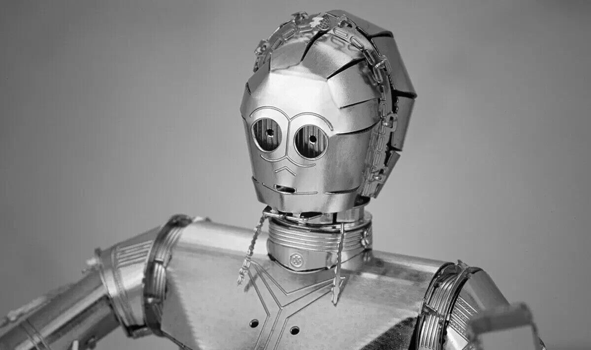 C3-PO 3D Metal Puzzle Model Kits DIY Laser Cut Puzzles Jigsaw C3PO STAR WARS