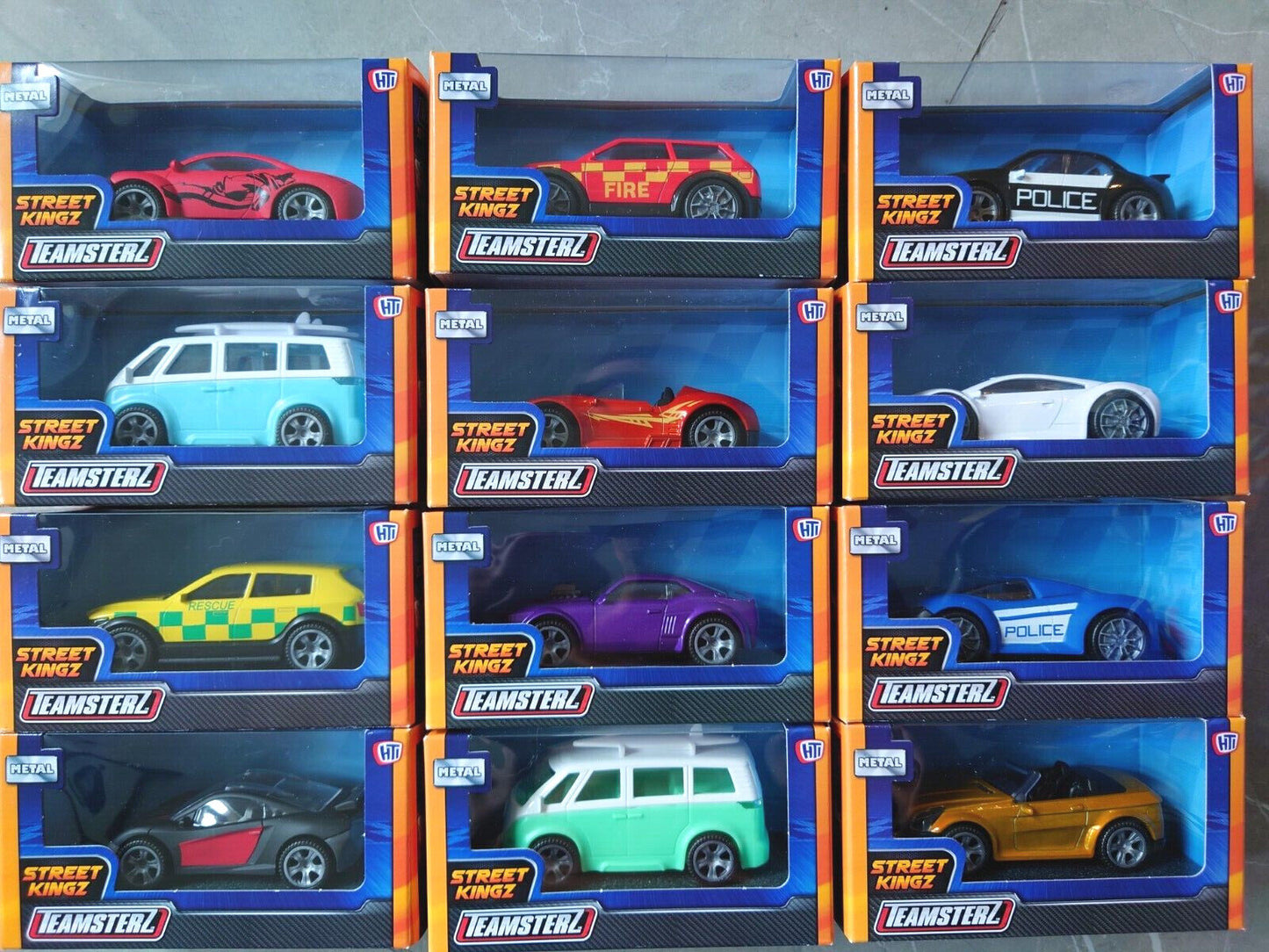 Teamsterz Street Kingz Diecast Car TOY CHILDRENS PUSH ALONG COLLECTABLE BOXED