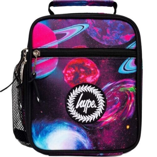 Hype Crazy Space Cosmo Lunchbox Purple Pink Blue Black Space Galaxy Lunch bag