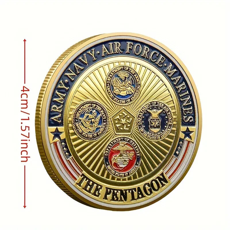 U.S Department Of Defense The Pentagon Challenge Coin 40mm USA MILITARY