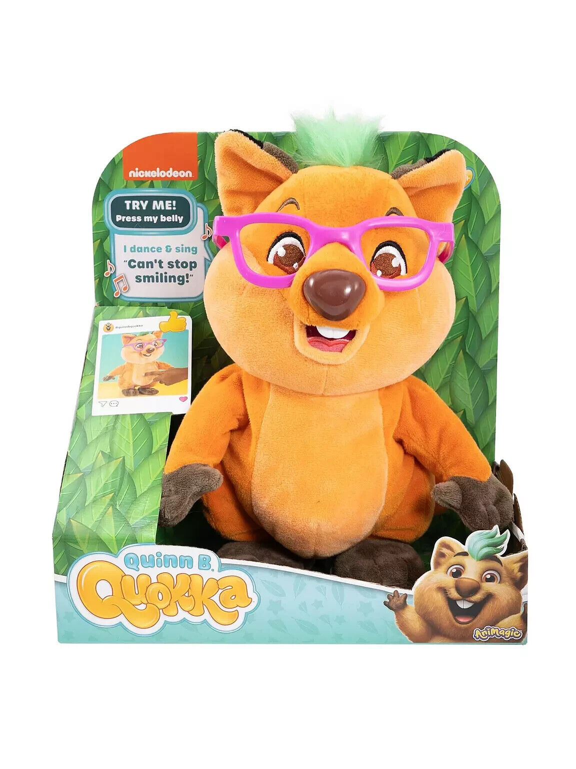 Animagic Quinn B Quokka Singing Animal Toy fun kids toys NICKELODEON GIFT XMAS