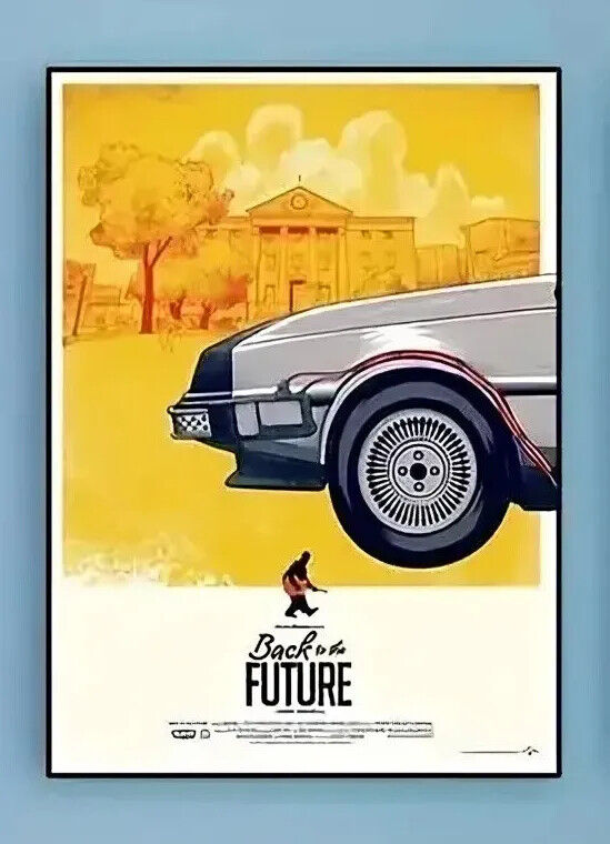 BACK TO THE FUTURE PART 1 2 3 CANVAS Film Movie Art Wall PRINT Actor COMIC RETRO