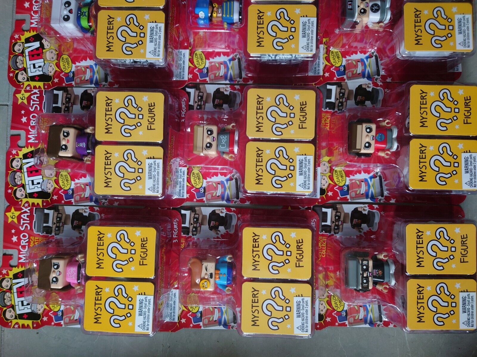 FGTeeV Micro Stax Bonkers Toys CHOOSE YOUR STAX MYSTERY FIGURES 12 FG-TEEV