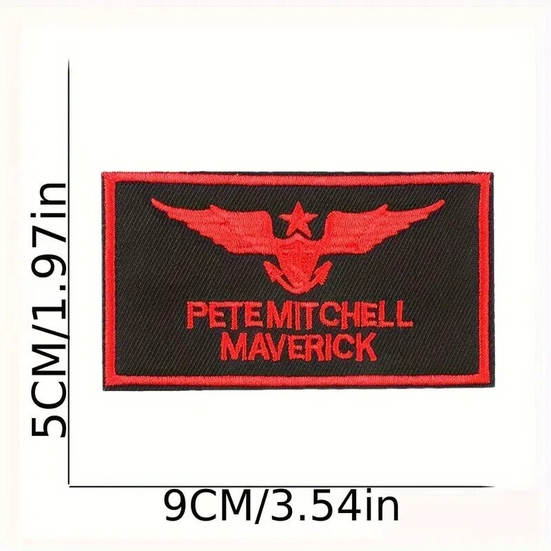 TOPGUN MAVERICK MOVIE PATCHES Military Army RAF Patch Badges Iron SEW AIRFORCE