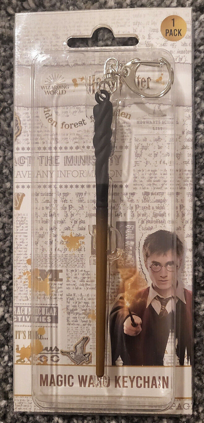 Harry Potter Wand Keyring Keychain Wizard Merchandise Emblems Gift Magic