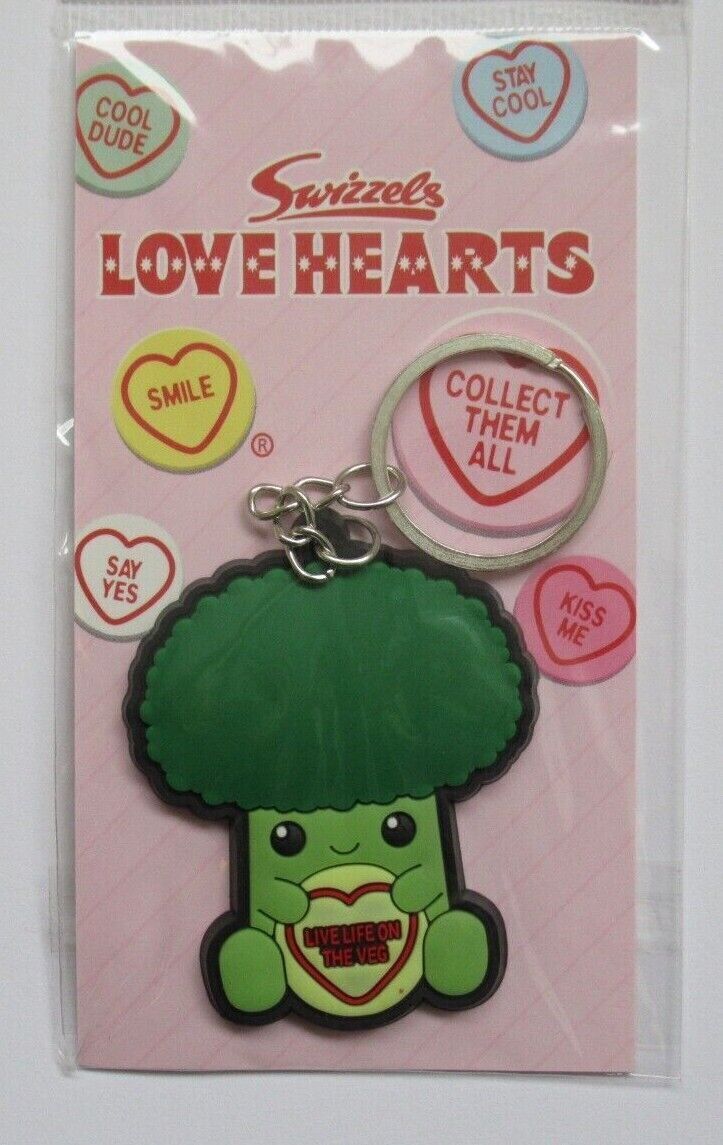 Swizzels Love Hearts - Official Keyring / Keychains (Select Design) CHOOSE YOURS