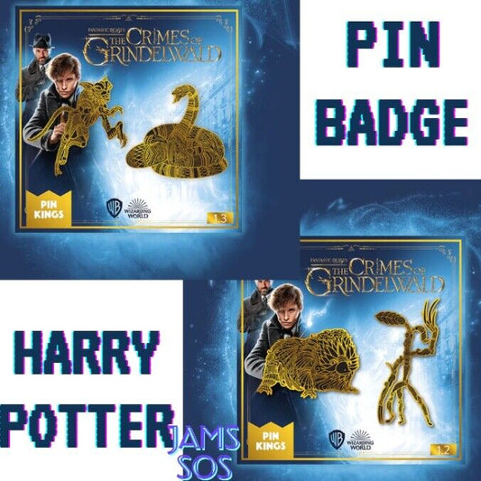 Pin Kings Harry Potter Fantastic Beasts Enamel Pin Badge NETFLIX BOWTRUCKLE