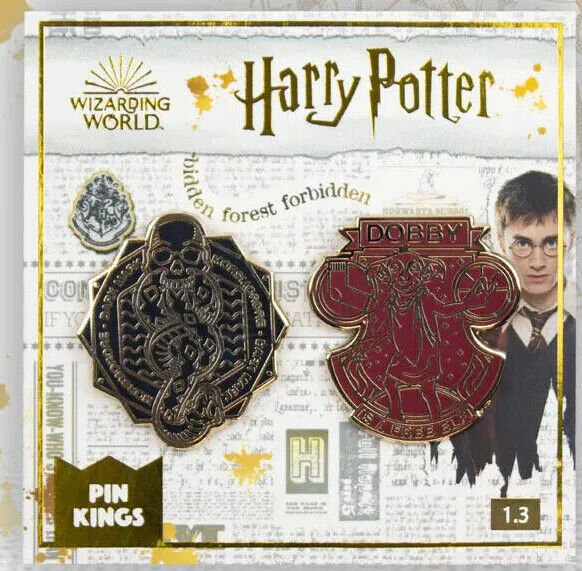 Limited Edition Harry Potter House Collectible Pin Badges DOBBY FLUFFY QUIDDITCH