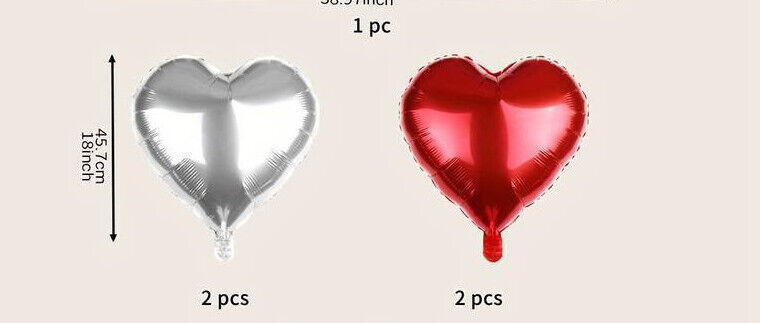Valentines Day Balloons TEDDY BEAR Kit Heart & I LOVE YOU Wedding Party BOYFRIEN