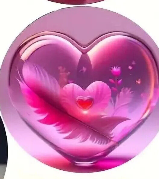 ROSE LOVE HEART COASTER Coffee Tea Drink COCKTAILS SPARKLE SCENE VALENTINES