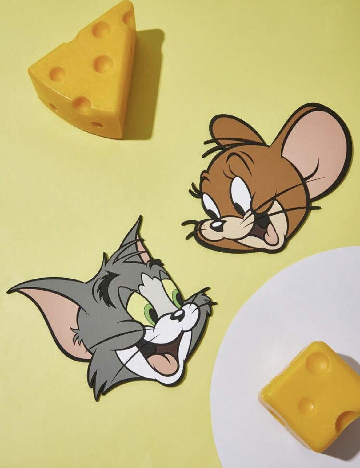 Tom & Jerry Silicone Heat Resistant Coaster Retro Cartoon Cat & Mouse spike tyk