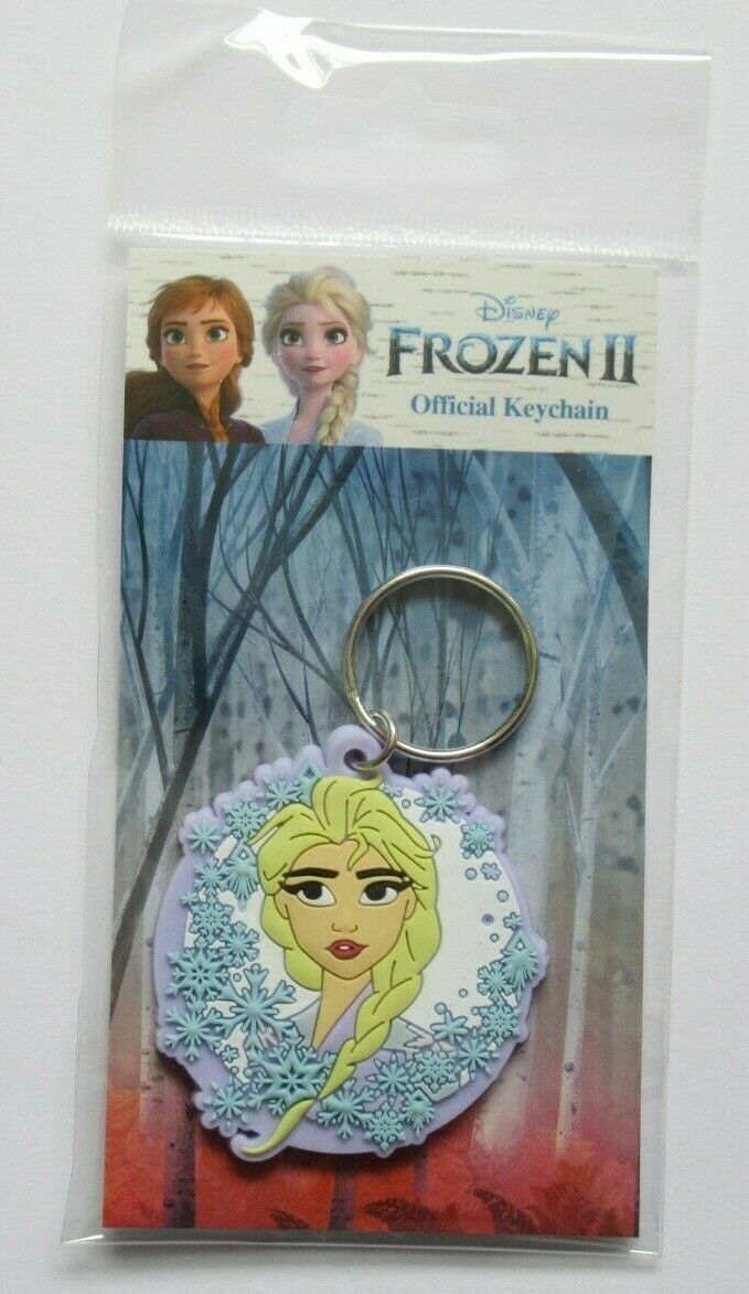 Disney 2D Keyrings/Keychains Frozen 2 Rubber  - 6 Assorted  (Select your Design)