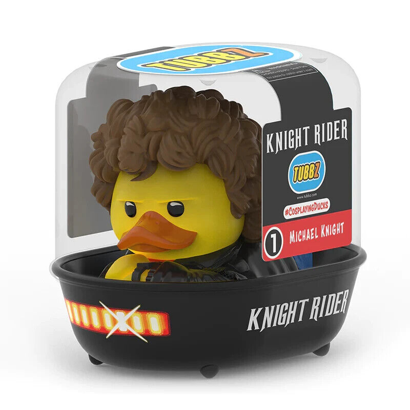 KNIGHT RIDER MICHEAL KNIGHT COLLECTIBLE DUCK TUBBZ COSPLAY RUBBER