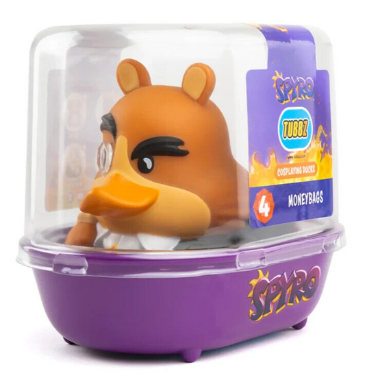TUBBZ SPYRO THE DRAGON MONEYBAGS COLLECTIBLE DUCK FIGURINE COSPLAY RUBBER