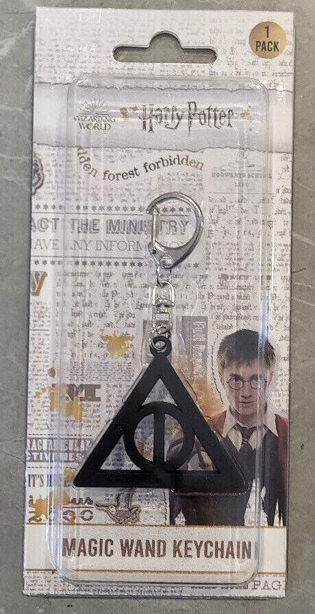 Harry Potter Wand Keyring Keychain Wizard Merchandise Emblems Gift Magic