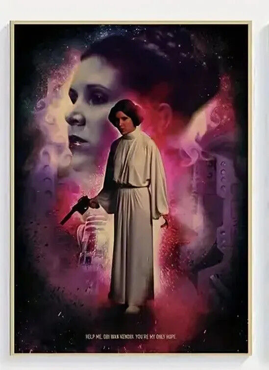 STAR WARS Wall Art Movie Poster Print Picture KRAFT LEILA DARTH VADER LUKE