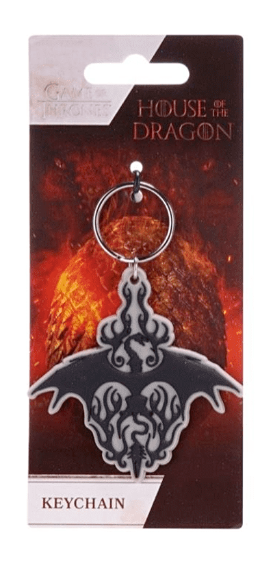 Game of Thrones - Official Rubber Keyring / Keychains HOUSE OF DRAGON CHOOSE