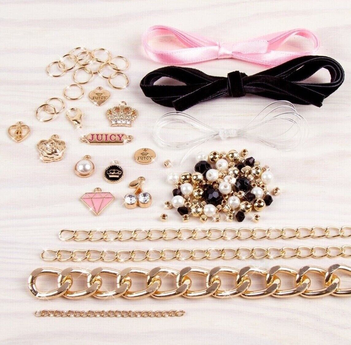 Juicy Couture Make It Real Chains And Charms Jewellery Bracelet Teen Creative