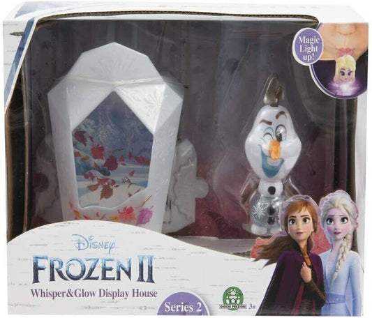 NEW OFFICIAL FROZEN 2 GIFT SET WHISPER AND GLOW DISPLAY HOUSE ELSA OLAF NOKK