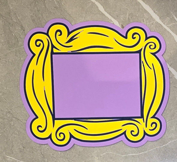 FRIENDS TV SERIES COFFEE COASTER WARNER BROTHERS PVC PIZZA FRAME COFFEE CUP ROS
