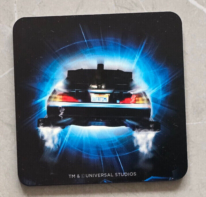 BACK TO THE FUTURE DELOREAN COASTER TIME MACHINE FLUX CAPACITOR MARTY DOC