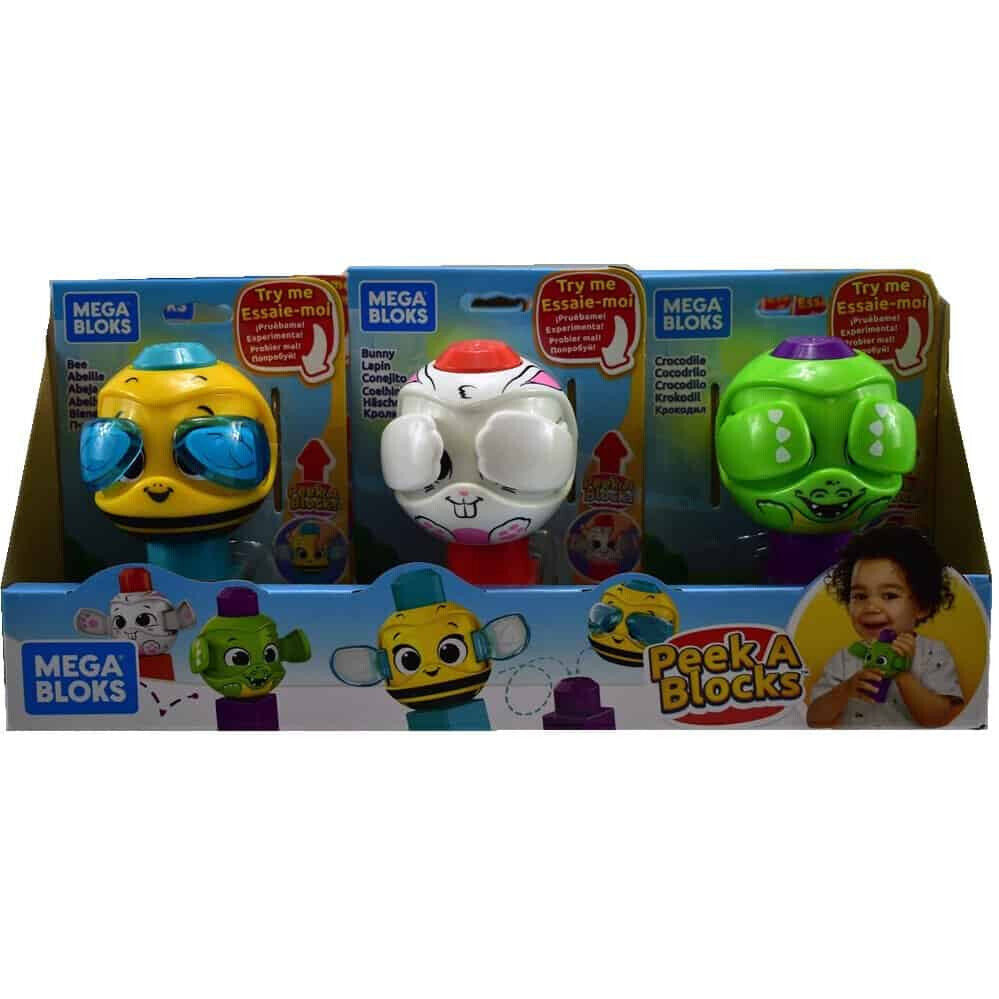 MEGA BLOCKS - PEEK-A-BLOCKS - CHOOSE CHARACTER - ONE SUPPLIED