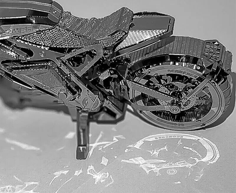 MOTORBIKE New 3D Metal Puzzles Jigsaw DIY Model Building Kits Toy BATMOBILE GIFT