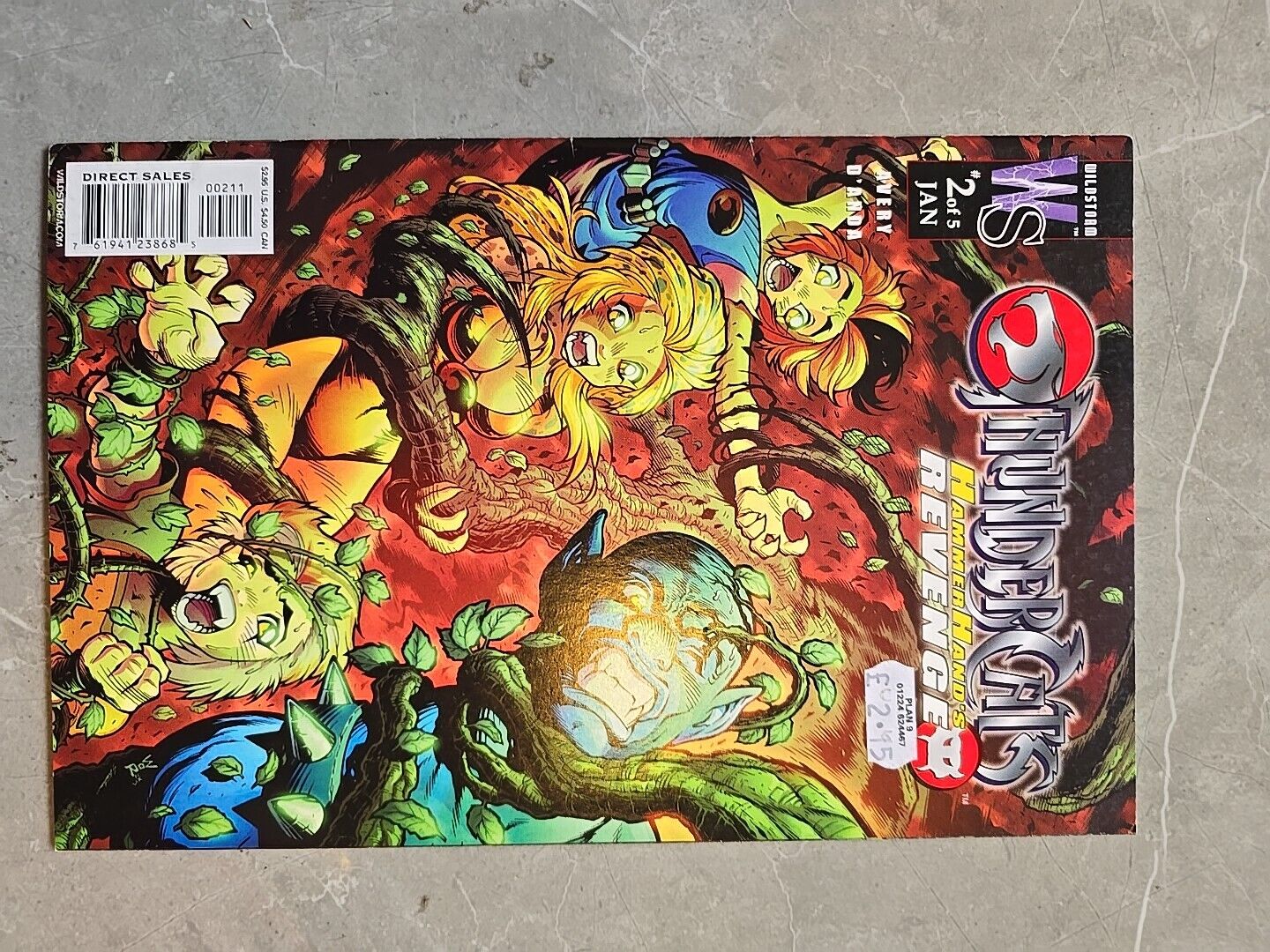 ThunderCats HammerHands Revenge 1-5 Complete Series Set 2003 Wildstorm Comic Lot