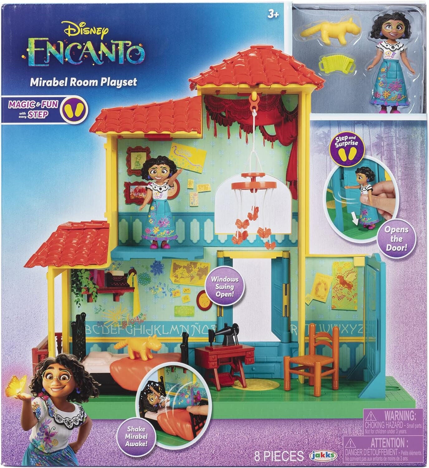 Disney Encanto Mirabel Room Mini Doll Playset with Accessories