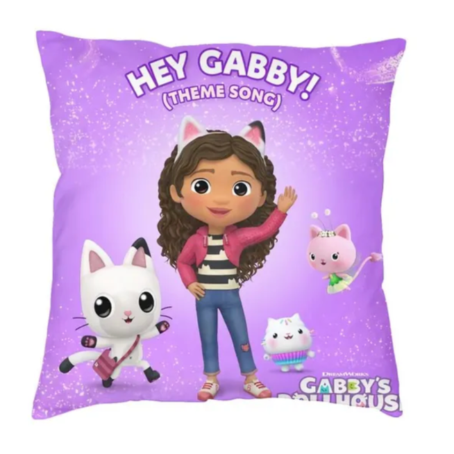 Gabbys Dollhouse Cats Cushion Covers Throw Pillow Case Sofa Bed Car Decor FILLER