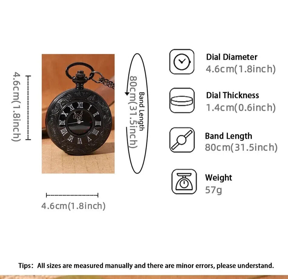 Quartz Pocket Watch Men Leather Bracelet LUFFY SHIP PORTHOLE BLACK SEA ONE PEICE