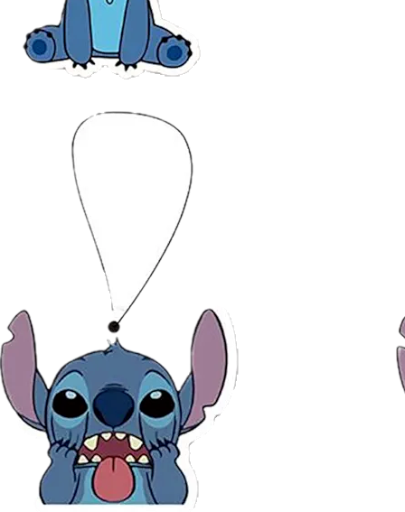 Disney Stitch Cute Car Air Freshener Double Sided SPORTS DISNEYS LILO BLUE