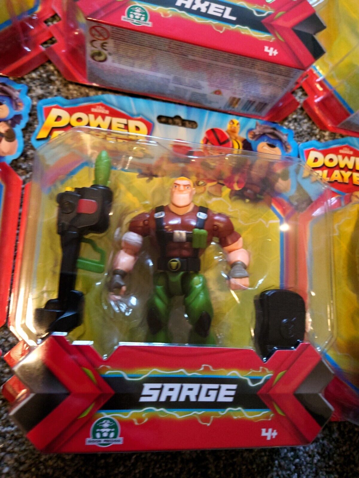 POWER PLAYERS AXEL, MASKO, BEARBARIAN, SARGE, MADCAP, GALILEO CHOOSE
