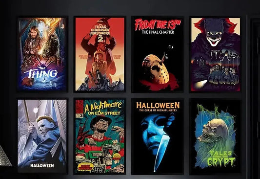 HORROR CANVAS Cover Poster WALL FREDDY IT FRIDAY 13TH THING CRYPT ELM HALLOWEEN