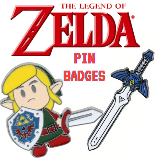 Legend of Zelda Pin badge Hylian Shield Sheikah Slate Link Majora's Mask CHOOSE