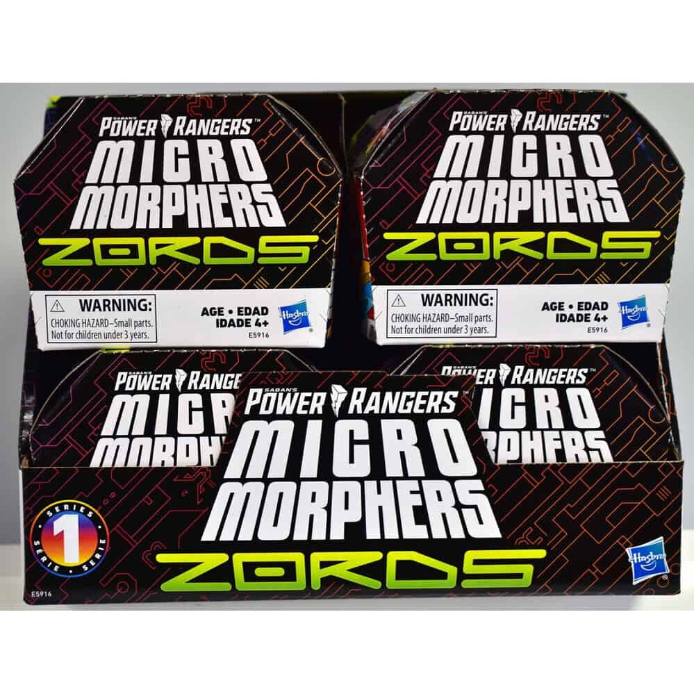 MICRO MORPHERS ZORDS Power Rangers Surprise Mini Figure Pack Series 1 ...
