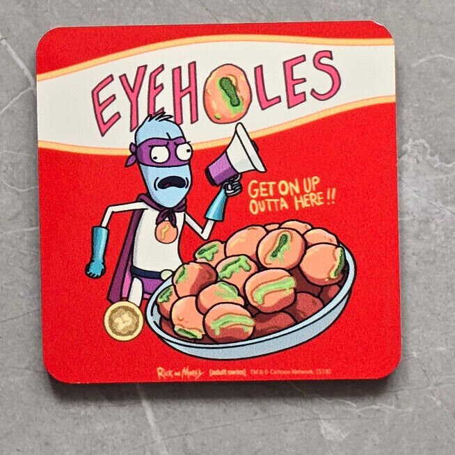 Rick and Morty INTERDIMENSIONAL Tv Show Scary Coffee TV ADVERTS Mug Coaster